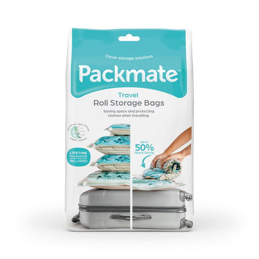 Packmate 1pc SMALL Travel Roll Storage Bag (25x38cm)