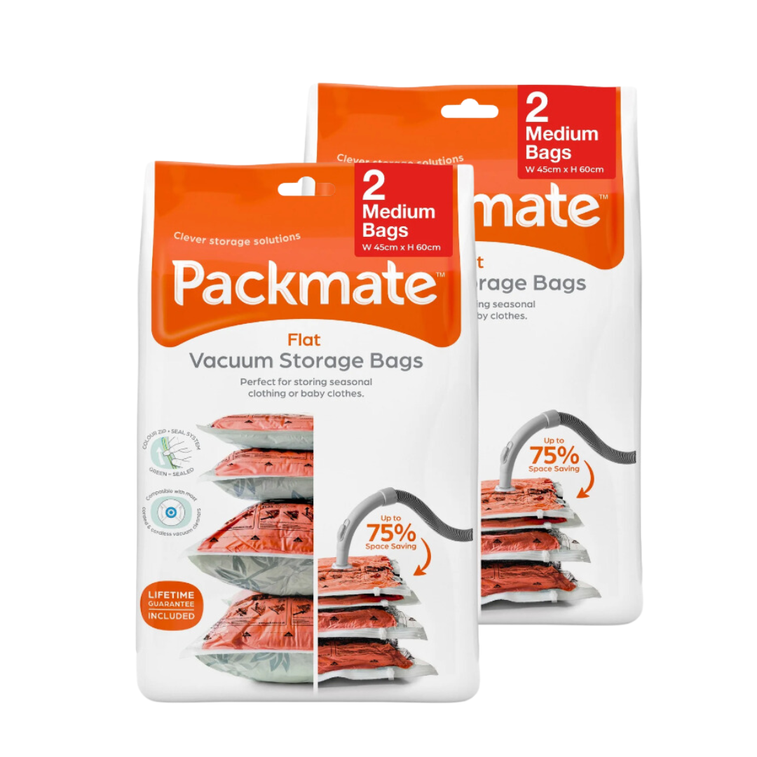 Packmate MEDIUM Flat Vacuum Storage Bags (45x60cm)