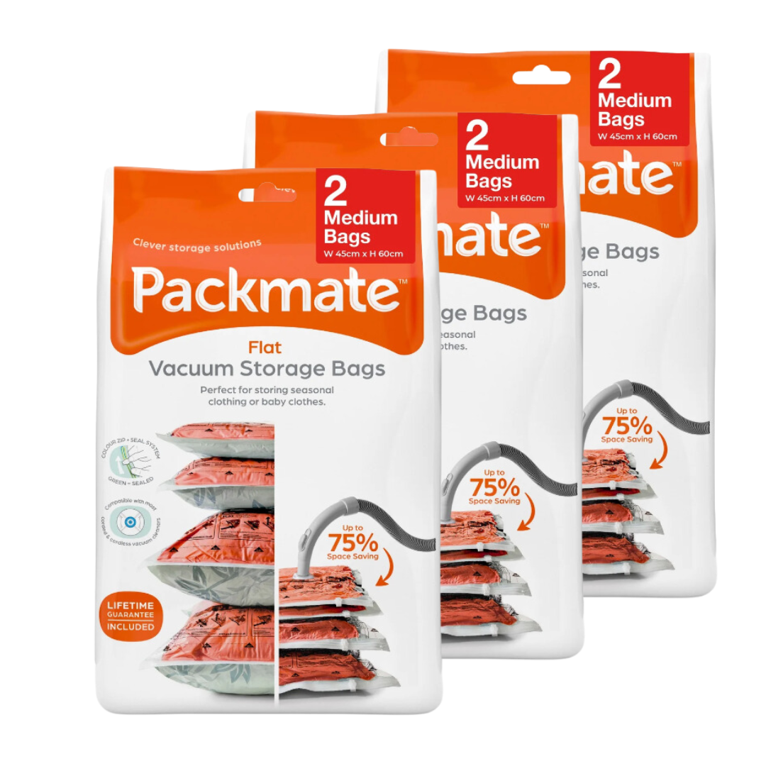 Packmate MEDIUM Flat Vacuum Storage Bags (45x60cm)