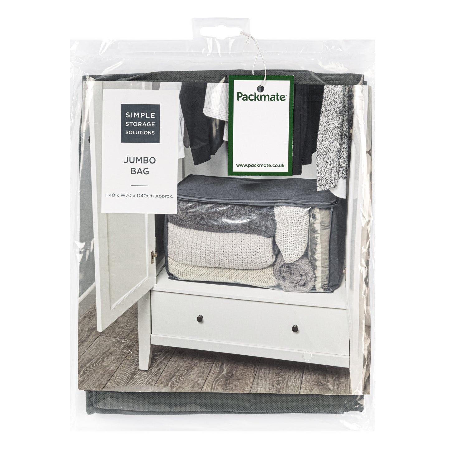 Packmate Jumbo Grey Storage Bag