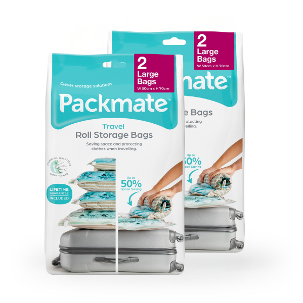 Packmate LARGE Travel Roll Storage Bags (50x70cm)
