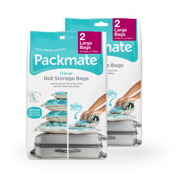 Packmate LARGE Travel Roll Storage Bag Set (50x70cm)