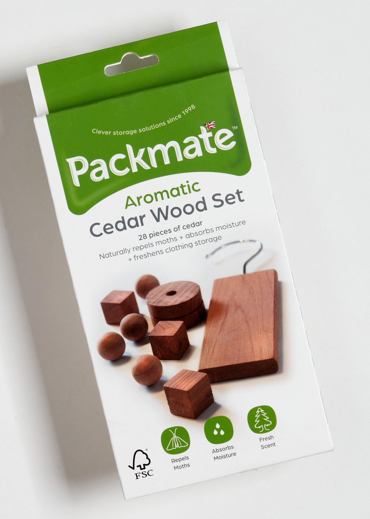 Packmate 28pc Moth Protection Cedar Wood Block Set