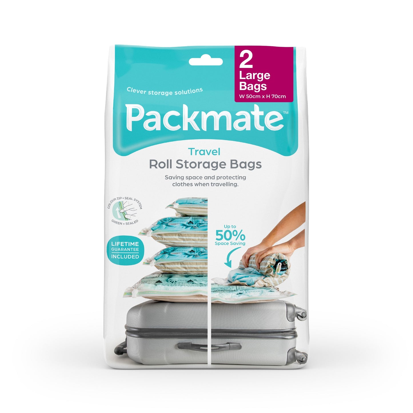 Packmate LARGE Travel Roll Storage Bag Set (50x70cm) - FROM