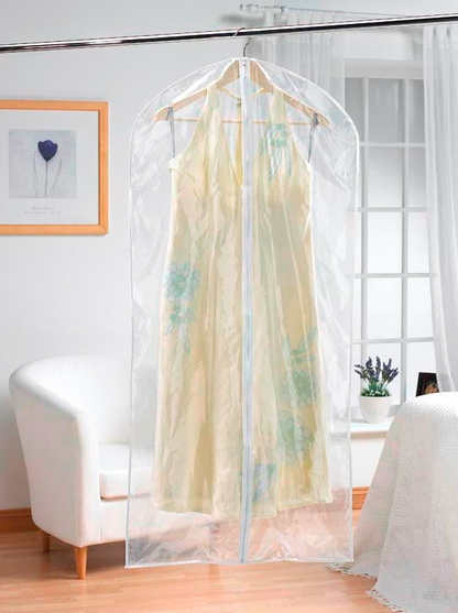 Peva Hanging Dress Covers In Red