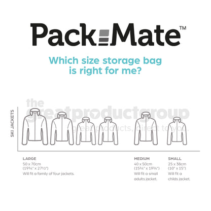 Packmate 5pc SMALL Travel Roll Storage Bags (25x38cm)